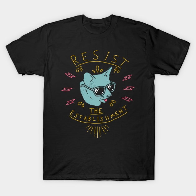 Cat resist T-Shirt by Niken12